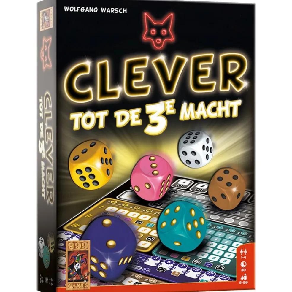 999 Games Clever tot de 3e macht dobbelspel
