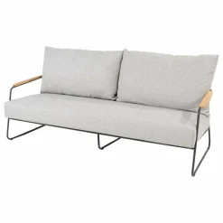 4 Seasons Outdoor  Balade loungebank antraciet zwart teak