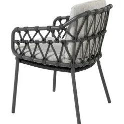 4 Seasons Outdoor Calpi dining tuinstoel anthracite zwart