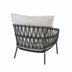 4 Seasons Outdoor  Calpi loungestoel anthracite zwart