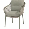 4 Seasons Outdoor  Jura dining tuinstoel latte olive