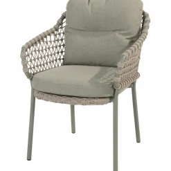 4 Seasons Outdoor Jura dining tuinstoel latte olive