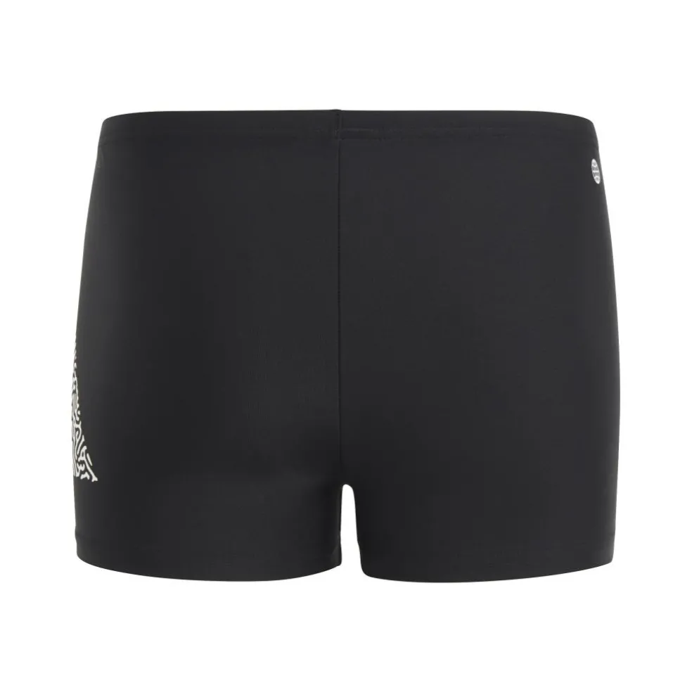 Adidas 3 Bar Logo zwemboxer junior black white