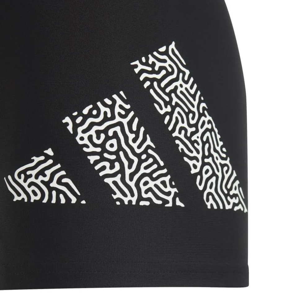 Adidas 3 Bar Logo zwemboxer junior black white