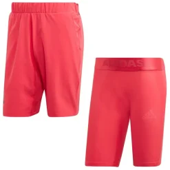 Adidas 2 in 1 HEAT.RDY tennisshort heren power pink