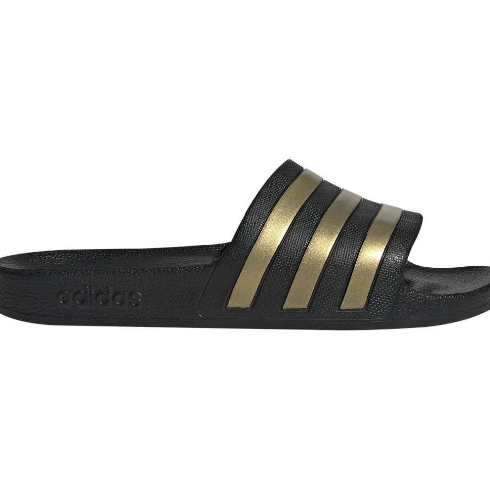 Adidas Adilette Aqua slippers core black gold metallic