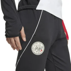Adidas Ajax Tiro 25 trainingsbroek heren black white bold red