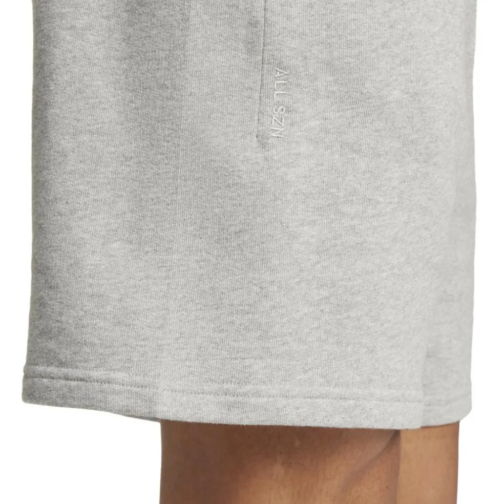 Adidas ALL SZN French Terry short heren medium grey heather