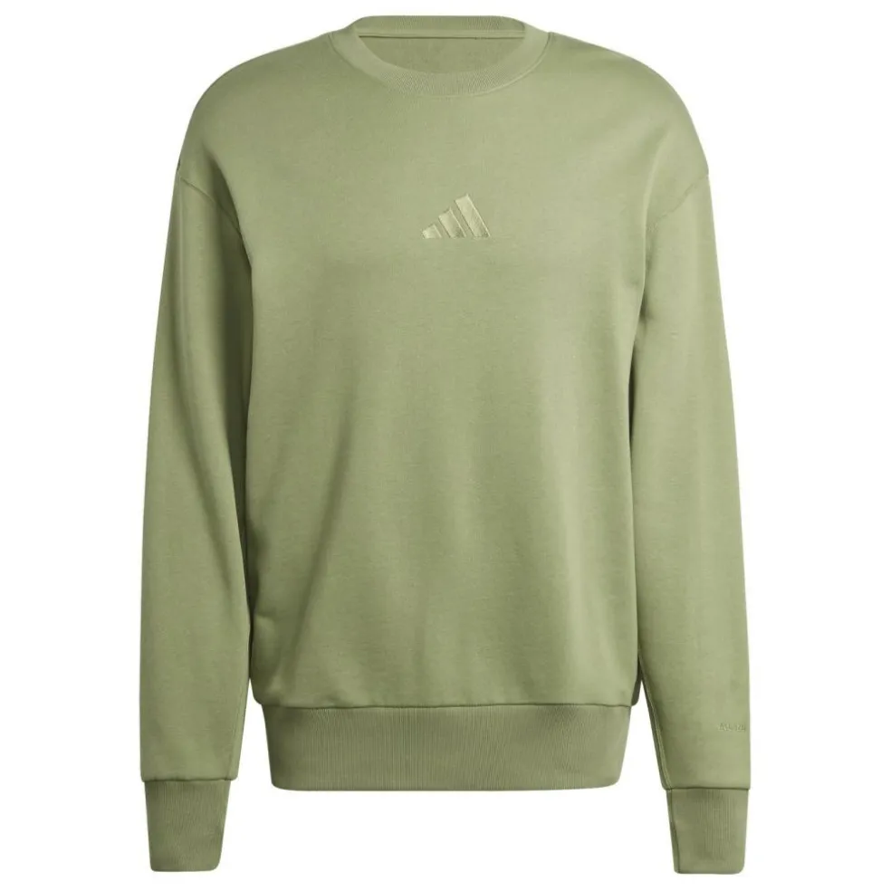 Adidas ALL SZN French Terry Crew sweater heren tent green