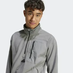 Adidas City Escape Polar fleece sweater heren grey four