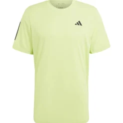 Adidas Club 3-Stripes tennisshirt heren pulse lime