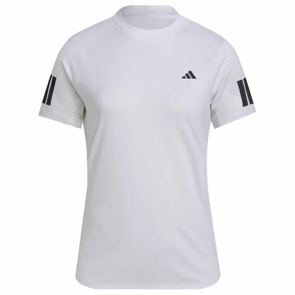 Adidas Club 3-stripes tennisshirt dames white