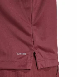 Adidas Club 3-stripes tennisshirt heren shadow red