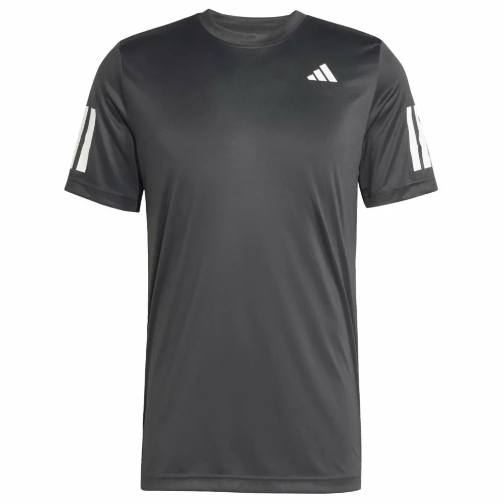 Adidas Club 3-stripes tennisshirt heren black