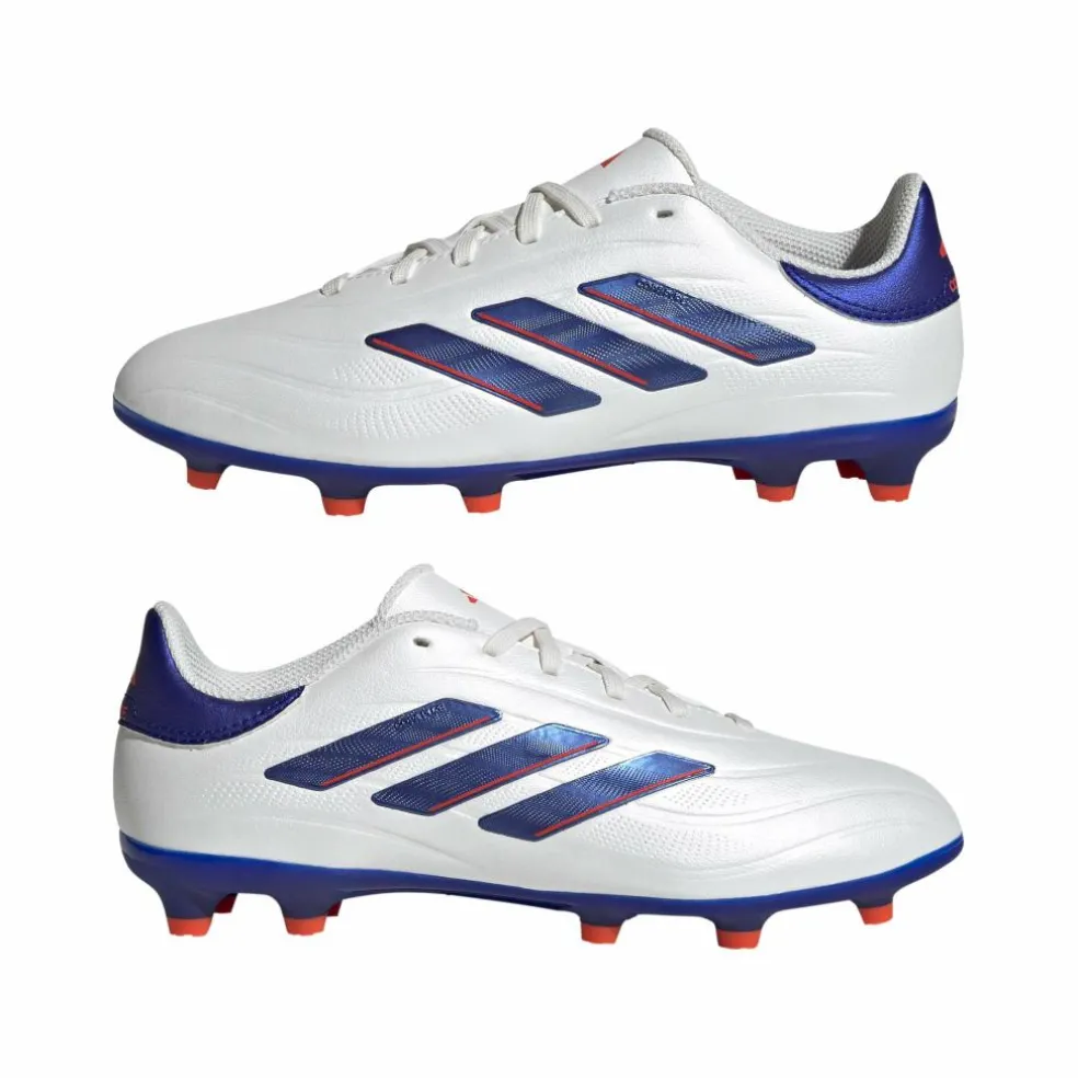 Adidas Copa Pure 2 League FG voetbalschoenen junior cloud white lucid blue solar red