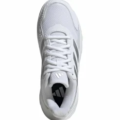 Adidas Courtjam Control 3 Clay tennisschoenen dames cloud white silver metallic grey one