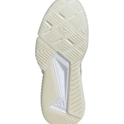 Adidas Courtquick padelschoenen dames cloud white silver metallic lucid lemon