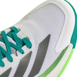 Adidas Crazyquick Boost padelschoenen heren cloud white core black lime burst