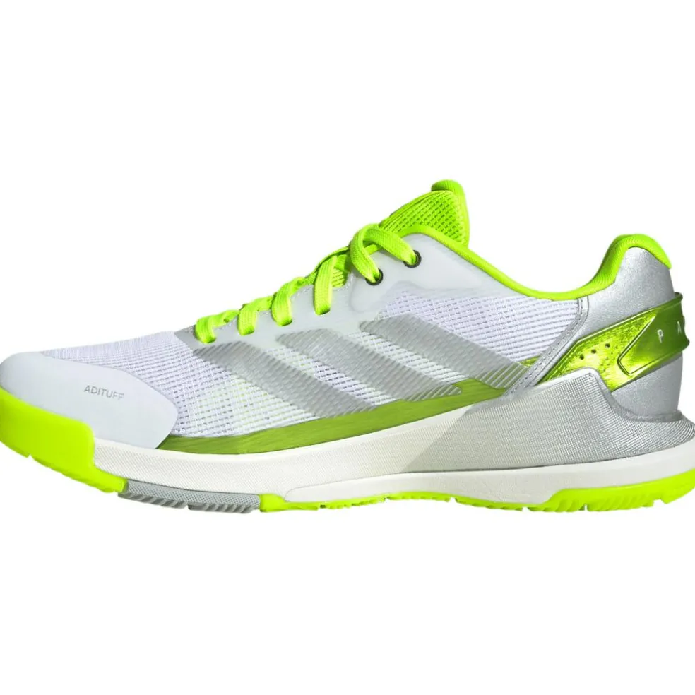 Adidas Crazyquick Lightstrike padelschoenen dames lucid lemon wonder silver silver metallic