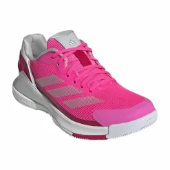 Adidas Crazyquick Lightstrike padelschoenen dames lucid pink silver metallic lucid red