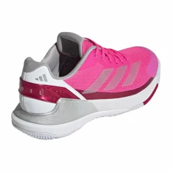 Adidas Crazyquick Lightstrike padelschoenen dames lucid pink silver metallic lucid red