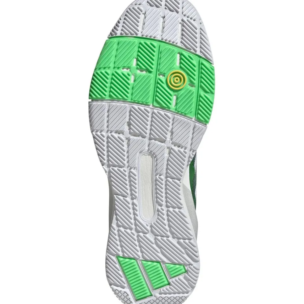 Adidas Crazyquick padelschoenen heren cloud white aurora ivy lime burst