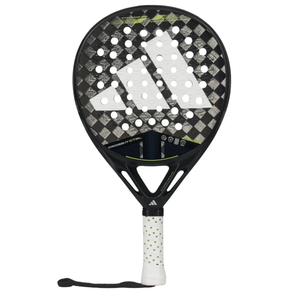 Adidas Cross IT CTRL 3.4 padel racket black hi-res yellow white