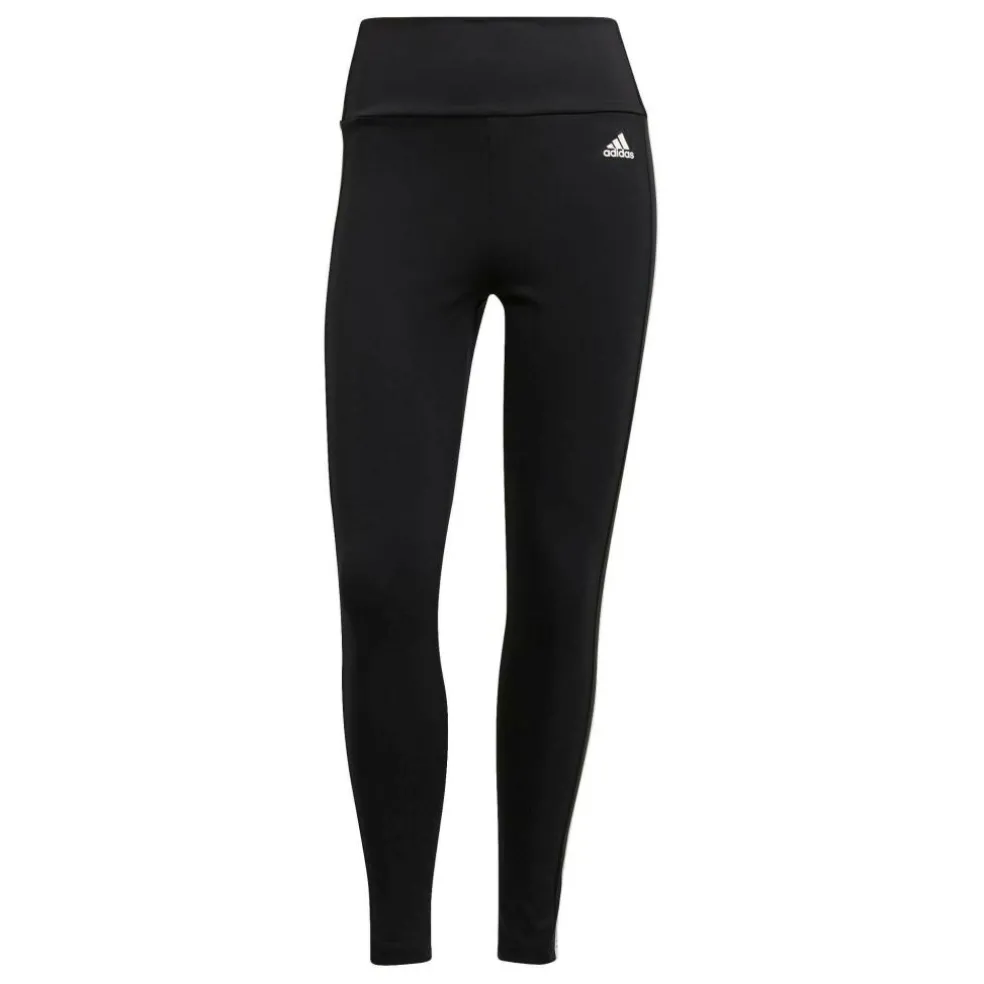 Adidas Designed To Move 3-Stripes sportlegging dames black white