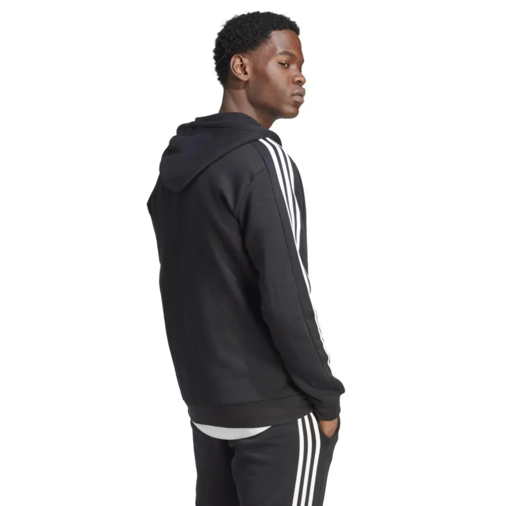 Adidas Essential Fleece 3-Stripes vest heren black