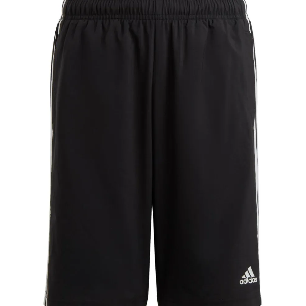 Adidas Essentials 3-Stripes Woven short junior black white