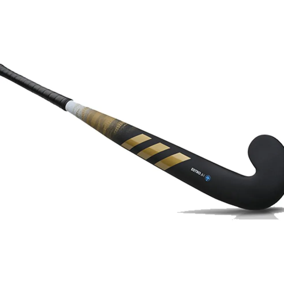 Adidas Estro Wood. 6 I Mid Bow hockeystick junior black gold