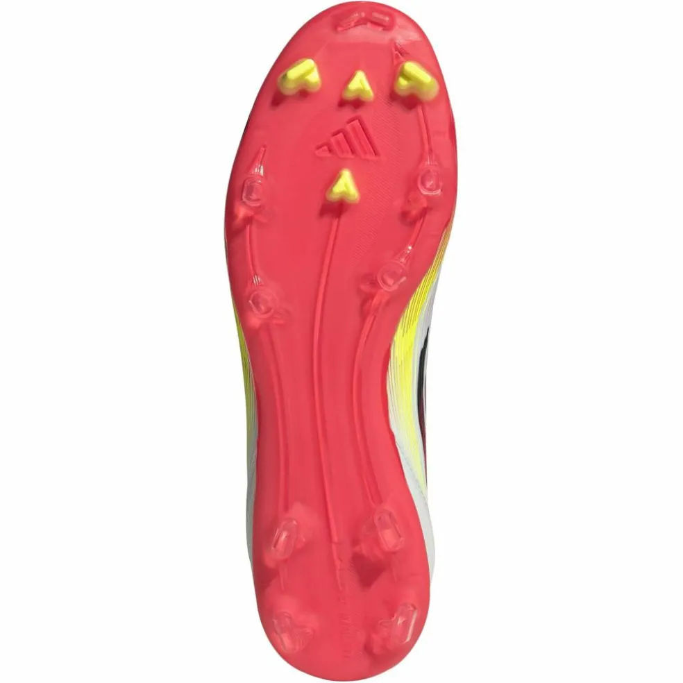 Adidas F50 League FG MG voetbalschoenen heren cloud white core black solar yellow