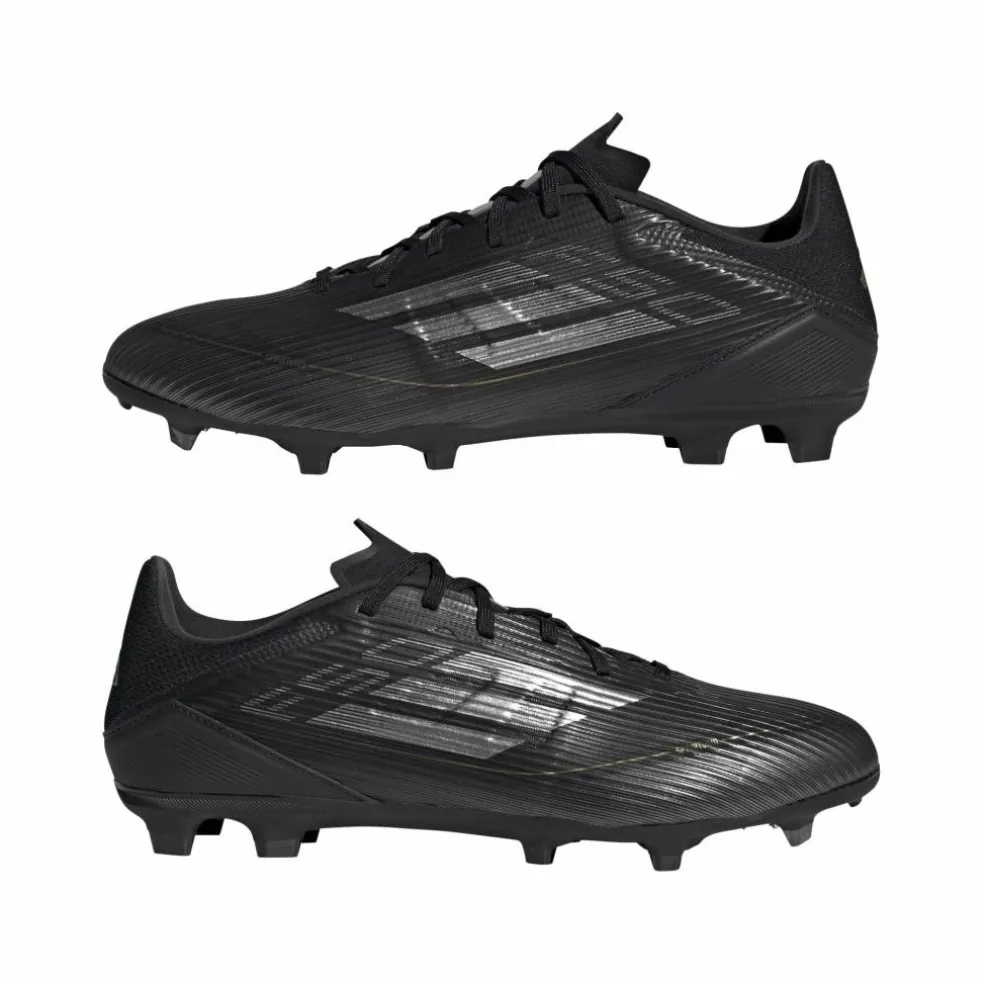 Adidas F50 League FG MG voetbalschoenen heren core black iron metallic gold metallic