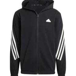 Adidas Future Icons 3-Stripes Polar fleece trainingsjack black