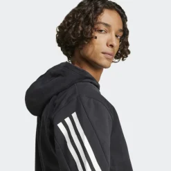 Adidas Future Icons 3-Stripes Polar fleece trainingsjack black