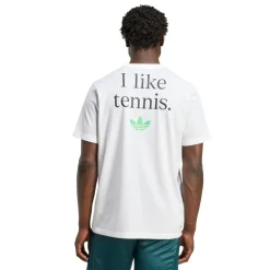 Adidas Graphic tennisshirt heren white
