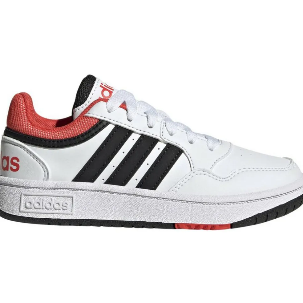 Adidas Hoops 3.0 schoenen junior cloud white core black bright red