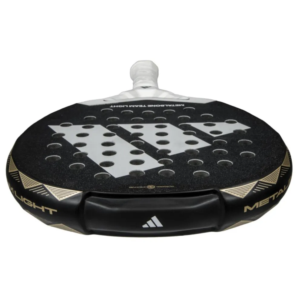 Adidas Metalbone Team Light 3.4 padel racket black tech metal white