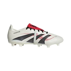 Adidas Predator League FG MG voetbalschoenen off white core black pure ruby