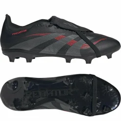 Adidas Predator League FG MG voetbalschoenen heren core black grey four lucid red
