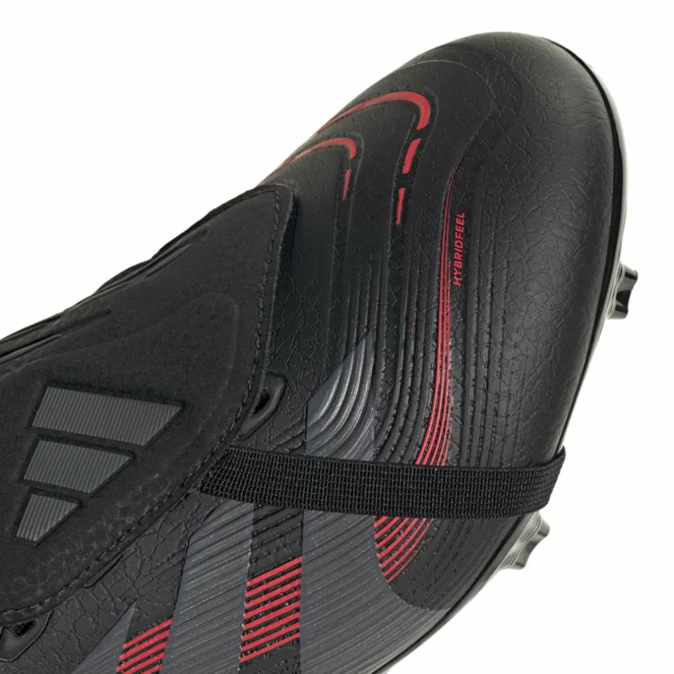 Adidas Predator League FG MG voetbalschoenen heren core black grey four lucid red