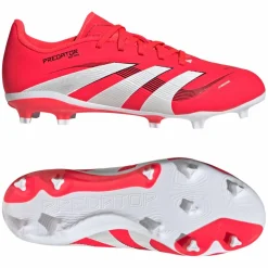Adidas Predator League FG MG voetbalschoenen junior lucid red cloud white core black