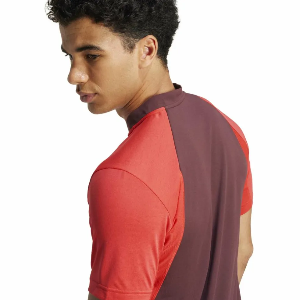 Adidas Pro FreeLift tennispolo heren semi lucid red