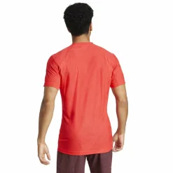 Adidas Pro FreeLift tennisshirt heren semi lucid red