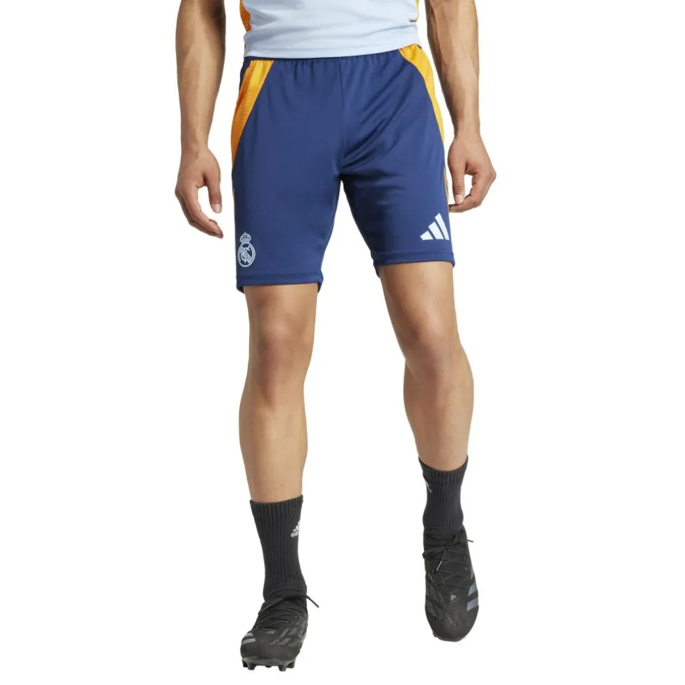 Adidas Real Madrid Tiro 24 Competition voetbalbroekje heren team navy 2 crew orange glow blue