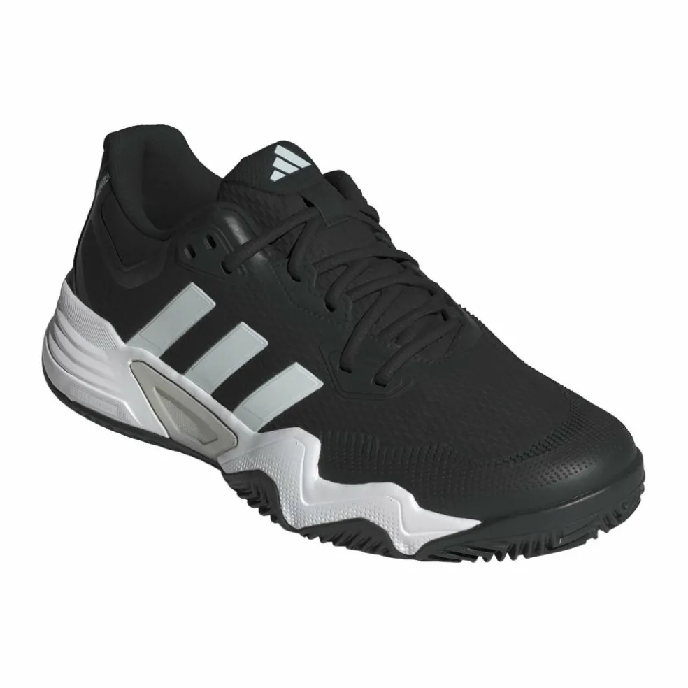 Adidas Solematch Control 2 Clay tennisschoenen heren core black zero metallic cloud white