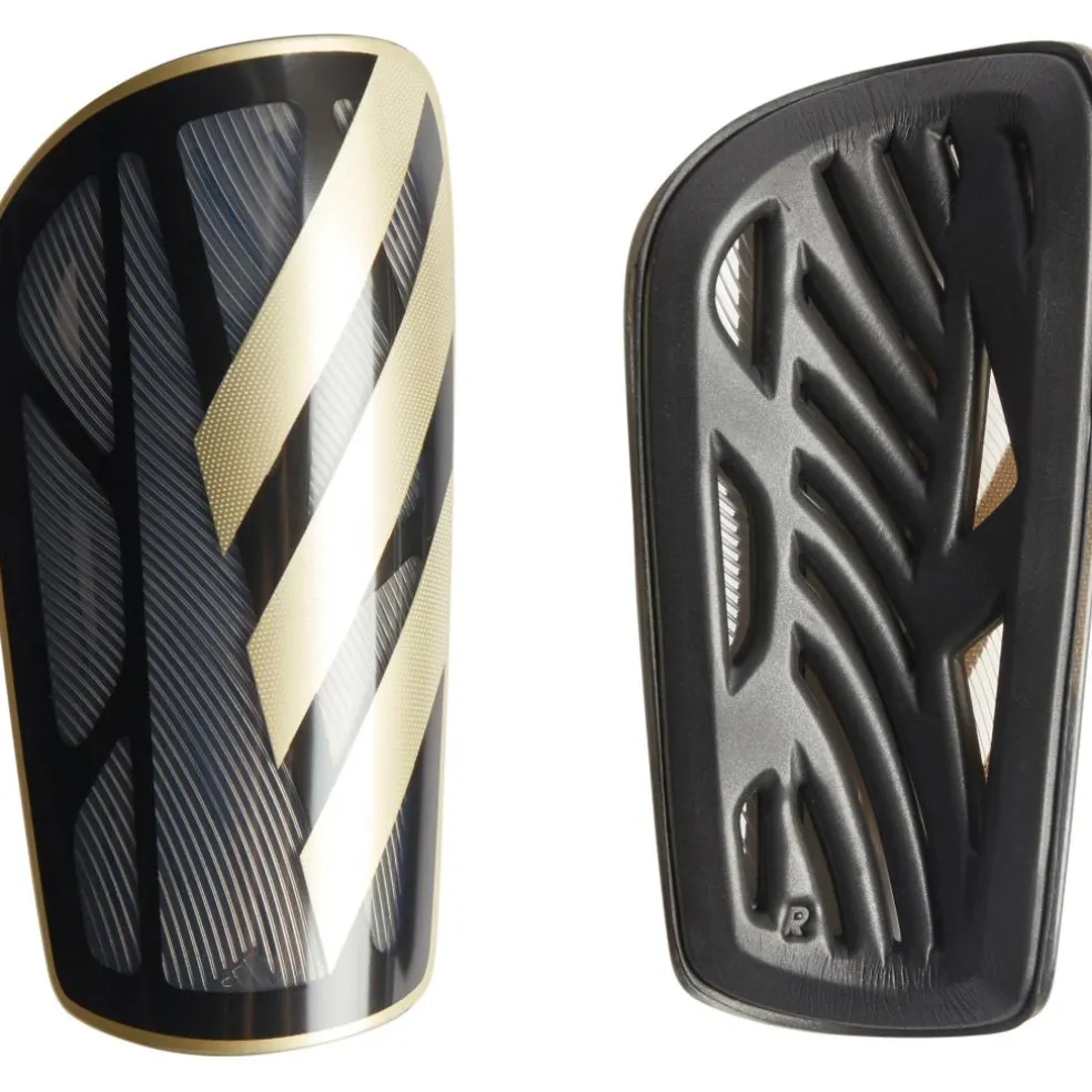 Adidas Tiro League scheenbeschermers black gold metallic white