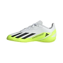 Adidas X Crazyfast.4 zaalvoetbalschoenen junior white core black