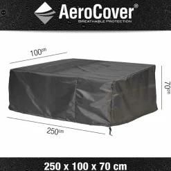 Aerocover Loungebankhoes 250 x 100 x 70 antraciet