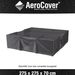 Aerocover Loungesethoes 275 x 275 x 70 antraciet